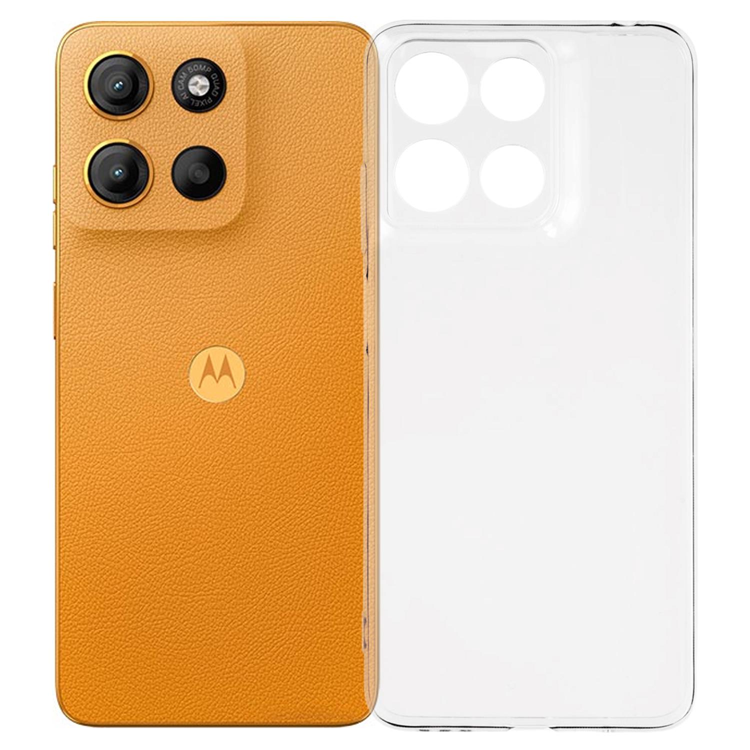 

Для Motorola Moto G15 4G Задня кришка Ультратонка Гнучка ТПУ Прозорий Чохол для телефону Type A