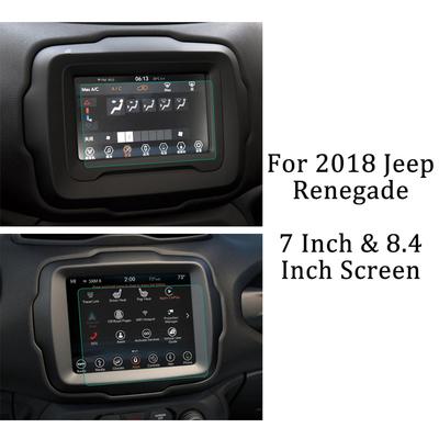 For Jeep Renegade 2018 Accessories Navigation Screen Protector Tempered Film 7 Inch 8.4 Inch Car Media Touch Display Protector