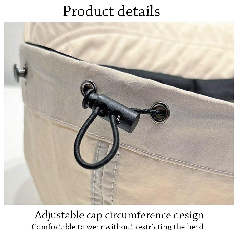 Foldable Sun Hat Ponytail Quick-drying Visors Summer Beach  Caps  Men Women