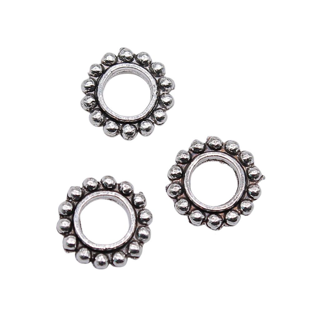 

Large Hole Dot Spacer Beads Multi Color Charms For Bohemian Jewelry Findings A02-20pcs-9x9x2mm