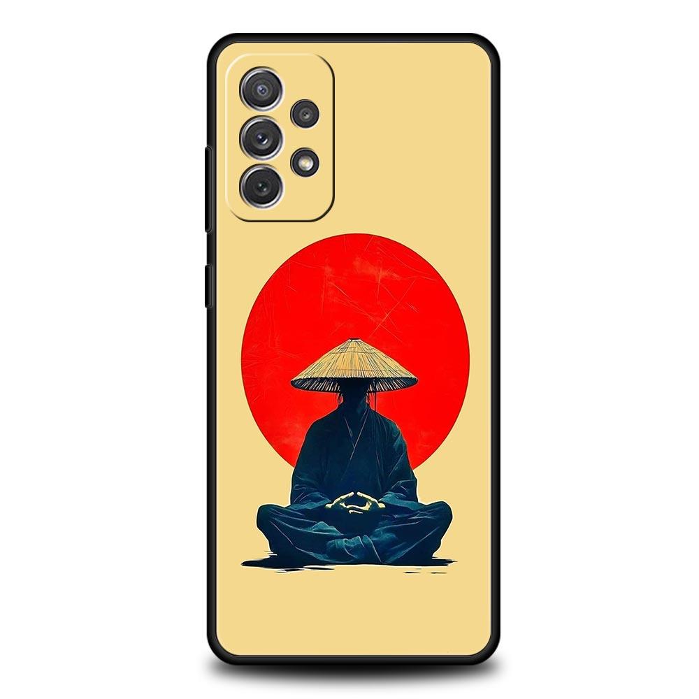 Japanese Style Art Japan Phone Case for Samsung A17 A13 A15 A25 A35 A51 A55 A71 A21S A11 A31 A41 A23 A53 A73 5G A03S A05s Cover