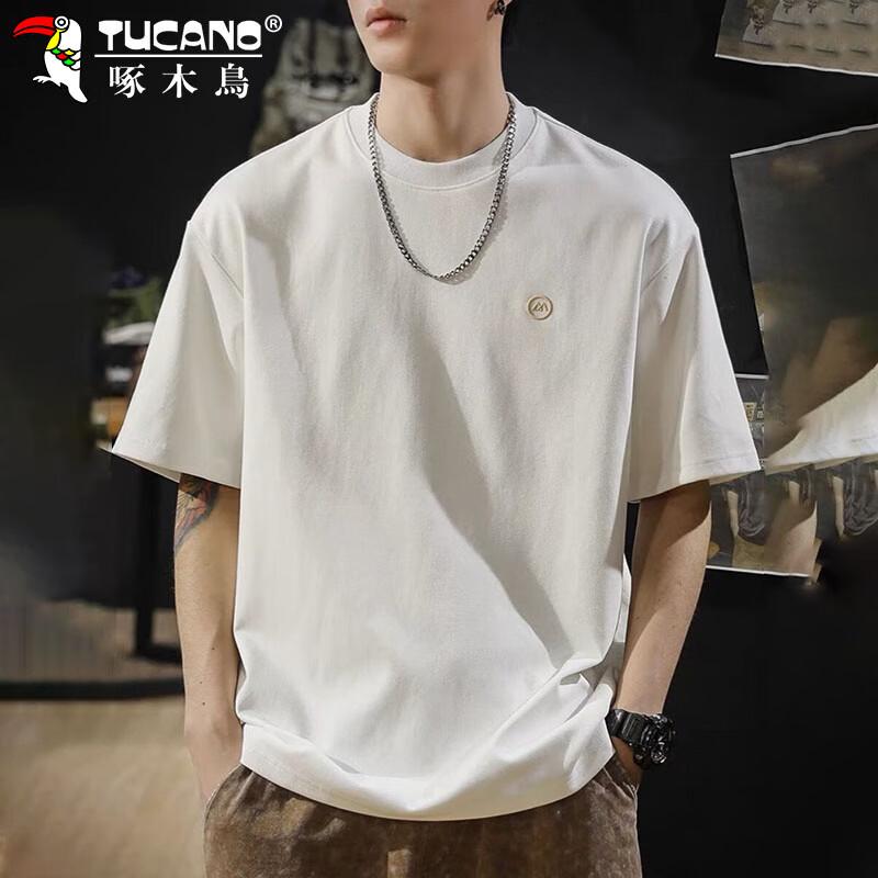 TUCANO Men s Embroidered Loose Fit Short Sleeve T-Shirt L