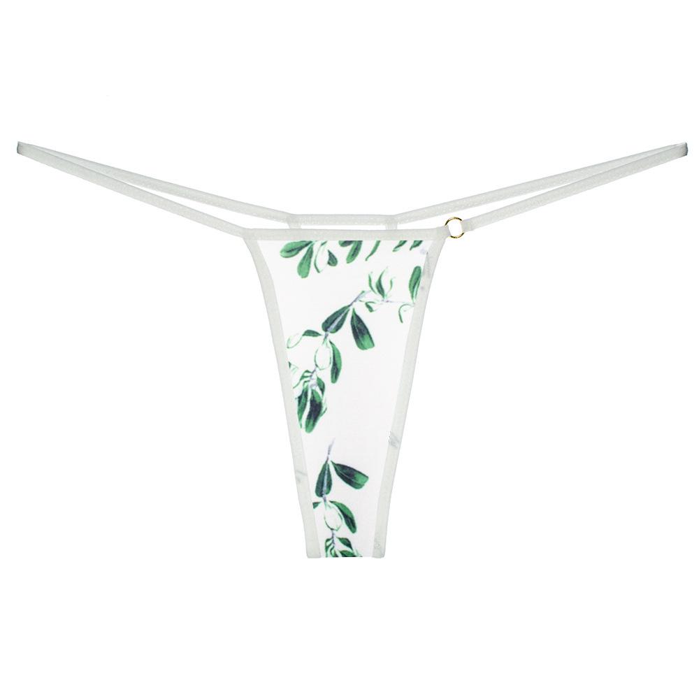 Tanga Seamless Attraente con Stampe Leopardo e Zebra, T-back, Biancheria Intima da Donna G012