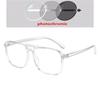 Big Frame Anti-Blue Light Square Finished Myopia Glasses Minus Lens Prescription Spectacle Diopter 0 -0.5 -0.75 -1.0 To -6.0
