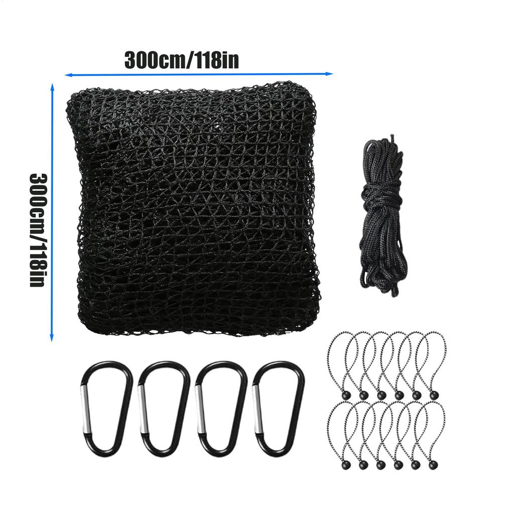 Golf Training Net Heavy Duty Multi-Sports Netting With 4 Carabiners Sports Training Net For Indoor Outdoor Garden Yard Lawn