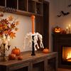 Unique Halloween Party Favors Rotatable Pumpkin Skull Wand Toy, 3D Printed Prop, Rotating Skeleton Sensory Toy Design Spinner for And Costume