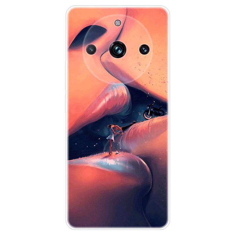 Pro Realme 11 Pro Pouzdro Realme11 Pro+ Měkký silikonový zadní kryt Kreslený obal na telefon Módní