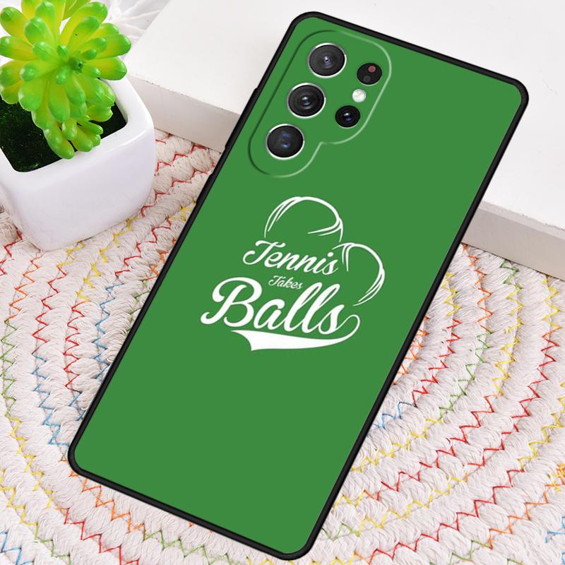 Tennis Balls TPU Phone Case For Samsung Galaxy Note 10 Pro S26 S25 S24 S23 S22 Ultra Plus S21 FE S20 Shockproof Cover