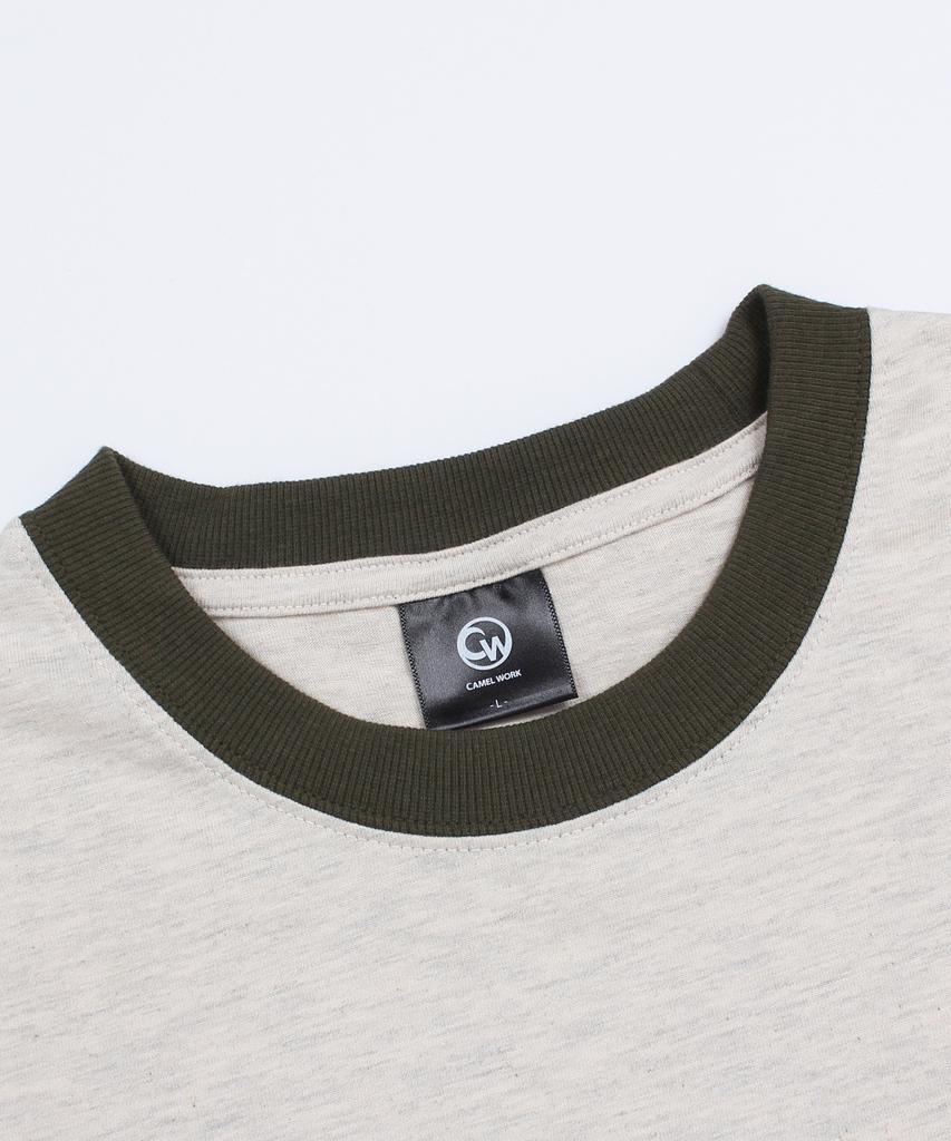 CAMEL WORK Wealdo Ringer Short Sleeve T-Shirt (Oatmeal)