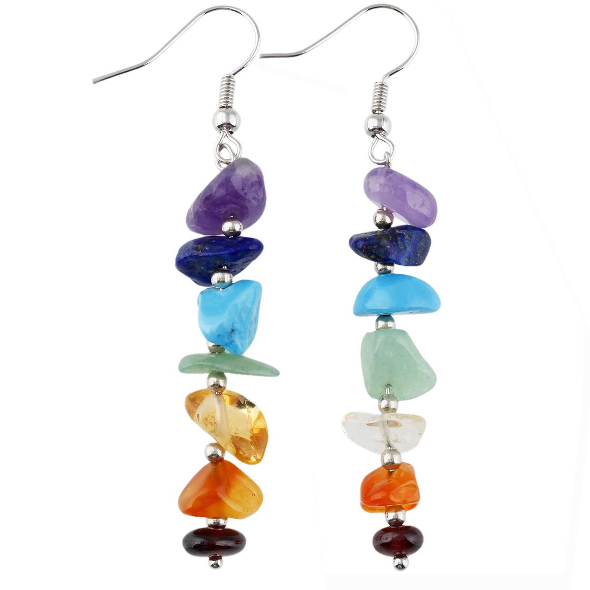 

Seven-Color Crystal Tassel Earrings: Dopamine Style Women s Jewelry