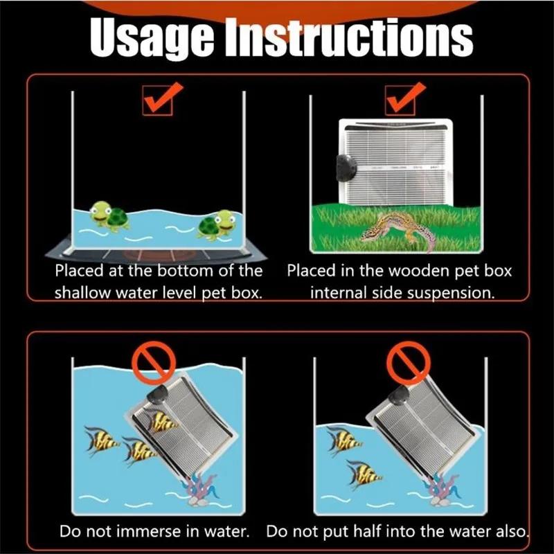 5-45W Terrarium Reptiles Heat Mat Climbing Pet Heating Warm Pads Adjustable Temperature Controller Mats Eu/Us