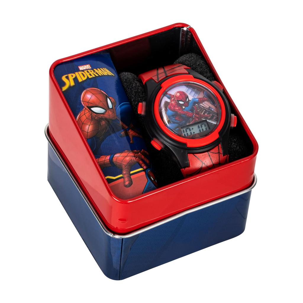 Kids' Light-Up Watch (Batman, Despicable Me, Paw Patrol, Shopkins, Spiderman) Spiderman Red