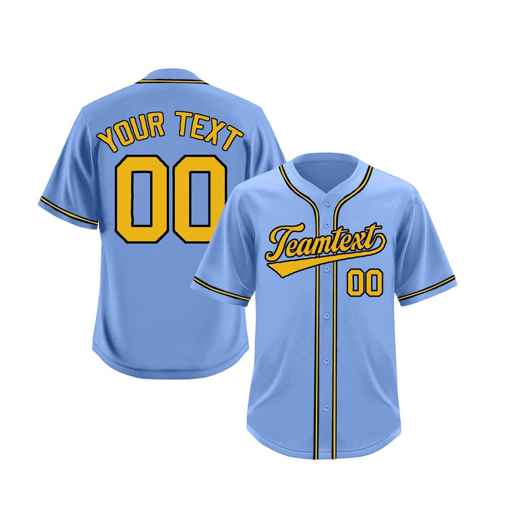 Custom Baseball Jerseys Personalized Printed Team Name & Number Sports Uniform For Men Women Youth