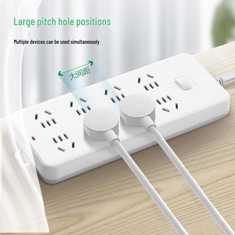BULL GN-217 8-Outlet Master Control Power Strip CN plug (adapter included)