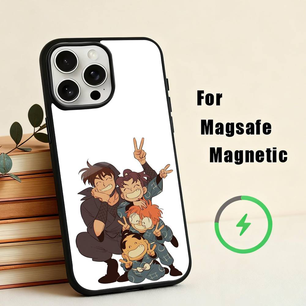 Anime Nintama Rantaro Phone Case For iPhone17,16,15,14,13,12,11 Plus,Pro Max Magnetic For Magsafe Wireless Charging