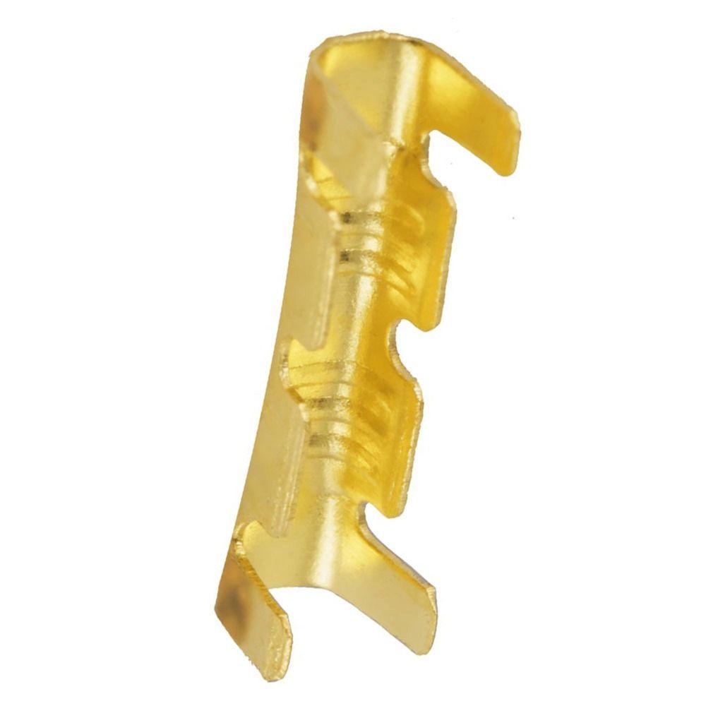100 PCS Non-Insulated Crimp Terminals Brass Wire Connector U-Shaped Terminal  Electricity