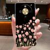 For Honor Magic 8 Lite Case Pretty Flower Butterfly Silicone Clear Back Cover Soft TPU Phone Case for Honor Magic8 Lite 5G Funda