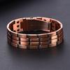 Pure Copper Magnetic Bracelet Fatigue Relief Vintage Style Unisex Geometric Design