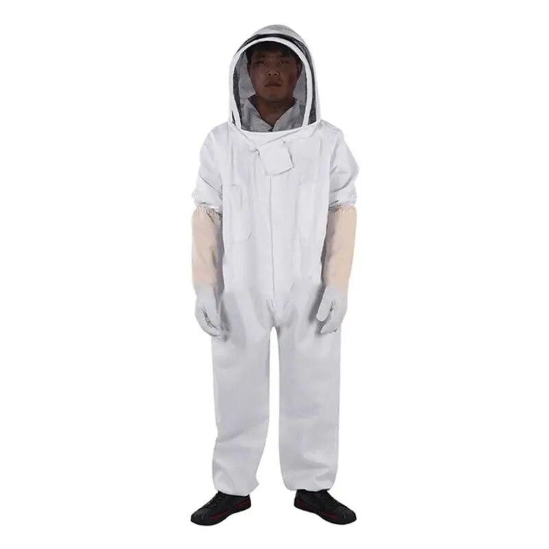 Professional Beekeeping Suit, (All-in-One, Gloves), Fencing Veil, Total Protection For Professional And Beginner