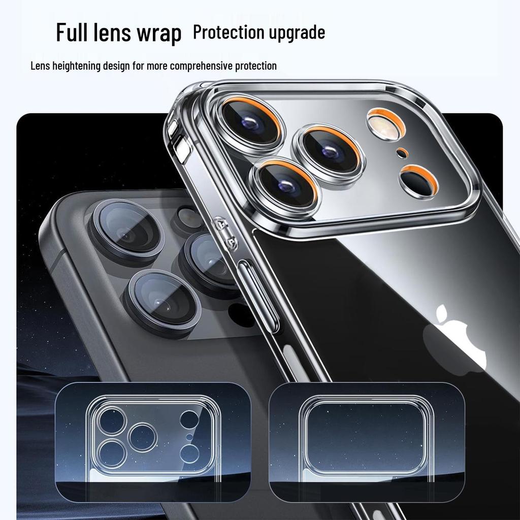 Apple iPhone 17 Case with Built-in Airbag, Drop-proof, Anti-slip, Soft, Transparent; Compatible with iPhone 13, 15 Pro, and 16.