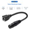 XLR to RJ45 Male/Female Converter for DMX512 Stage Lighting Signal Extension