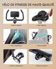 New Toputure TEB1 Fitness Bike Connectivity Application, Silent, LCD Ergometer, Bicycle Exercise Aerobic Machine, Customize Your Home Exercise.