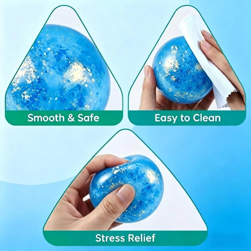Slow Rebound Maltose Squishy Ball Glitter Squeezable Toy Sensory Toy Fidget Squishy Toy Adults