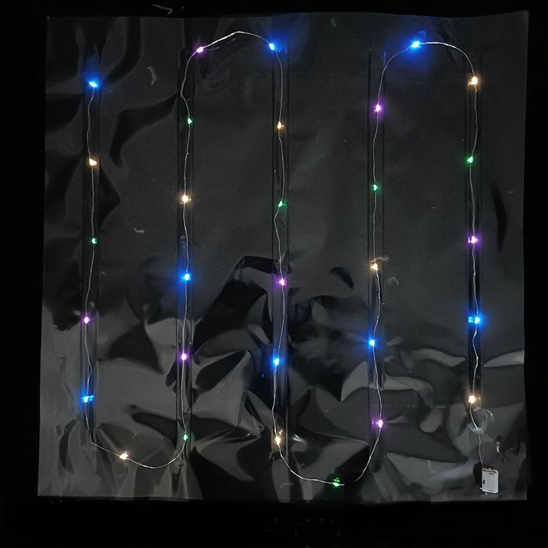 1Pc Multipurpose Flower Wrapping Paper Cellophane LED Bouquet Packing With Led Light Waterproof