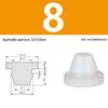 High-Temp Resistant Silicone Rubber Stopper with Card Slot Sealing Cap