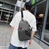 New breast bag men's personality trendy cool shoulder bag outdoor casual canvas small satchel retro versatile men's messenger bag