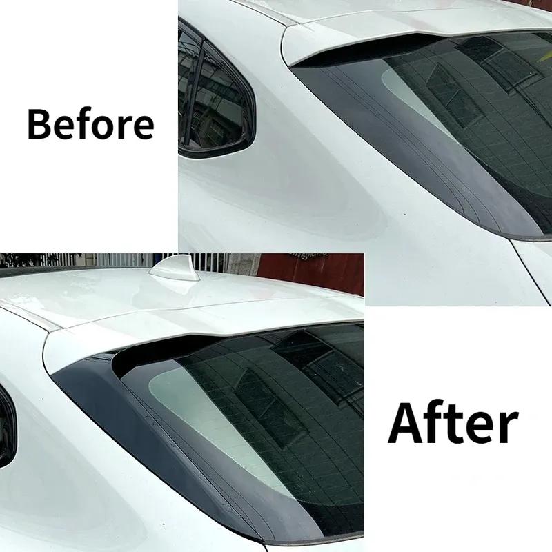 Car Rear Window Side Spoiler Canard For BMW X4 G02 -up Canard Splitter Stickers Auto Tail Side Wing Body Kit Car Accessories