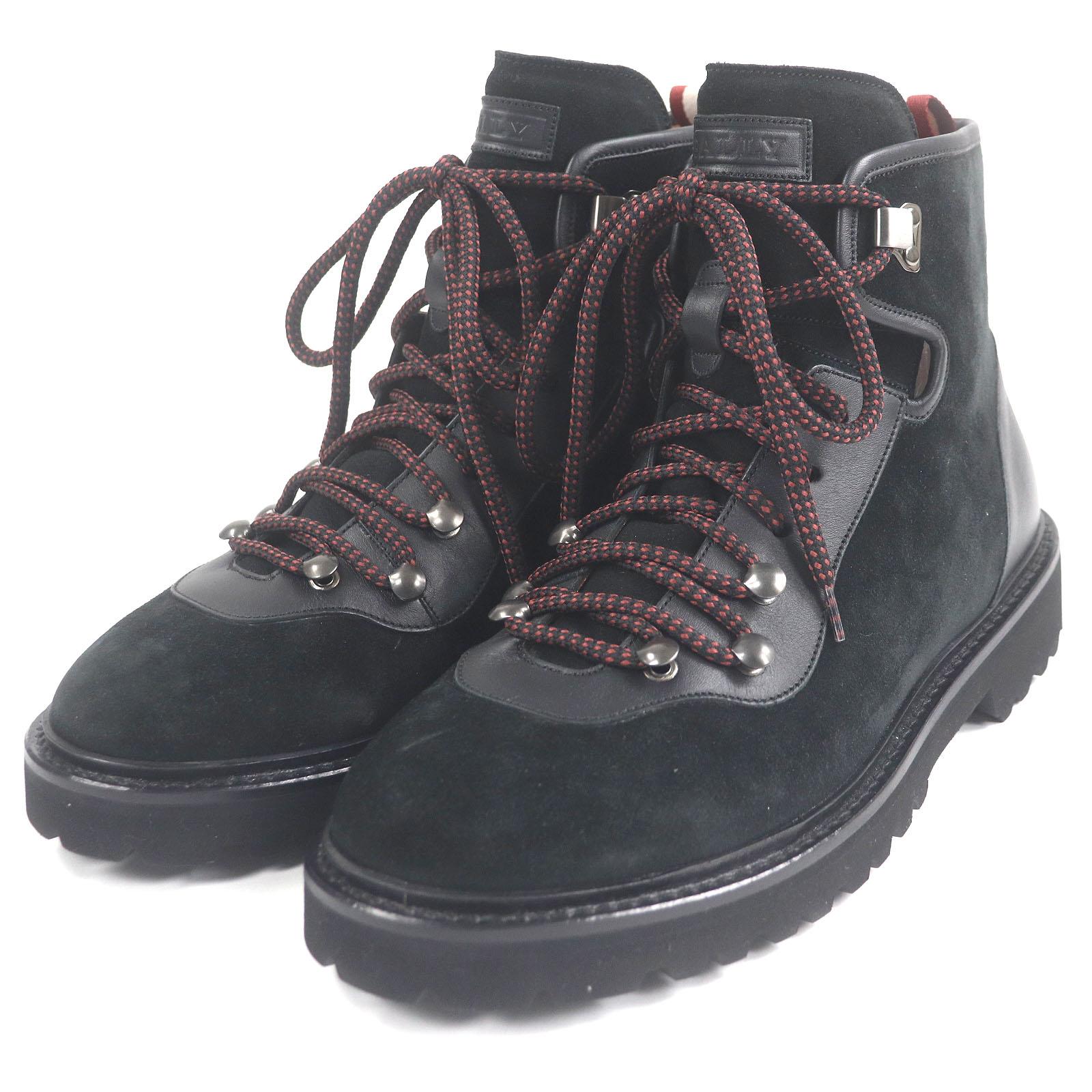 Отличные ботинки BALLY LAUREL для треккинга, черные, из замшевой кожи, мужские, б/у