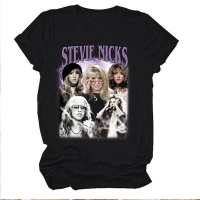 Magliette Bootleg Retro di Stevie Nicks T-shirt Leggenda di Stevie Nicks T-shirt Unisex