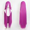 Parrucca Cosplay Lunga Dritta 100CM Multicolore Rosa Biondo Nero Parrucca Costume Anime Parrucca Cos Sintetica Universale Parrucca per Uso Quotidiano Feste