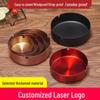 Windproof Stainless Steel Ashtray - Drop-Resistant, Ideal for Home, Internet Cafes, Hotels, and Creative Gifts