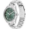 Tommy Hilfiger TH85 Grünes Zifferblatt Silbernes Edelstahlarmband Damenuhr Quarz 1782759