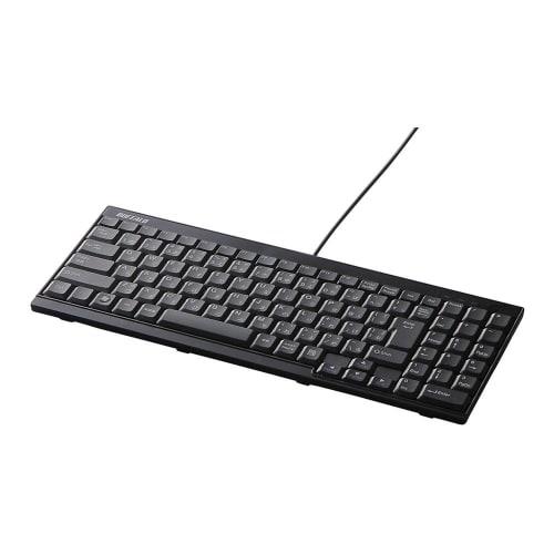 BUFFALO USB Connection Wired Slim Keyboard Black BSKBU14BK