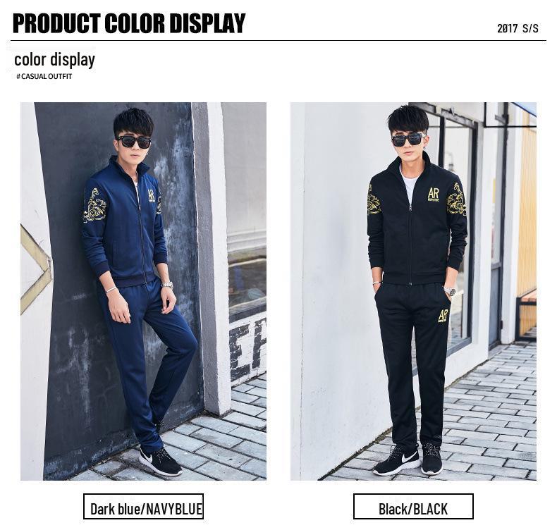 2025 Herren Slim Korean Cardigan Sportanzug - Frühlings-/Herbstmode