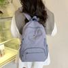 Casual Daypack for Woman Waterproof Nylon Backpack Simple Large Capacity Bookbag Lightweight School Backpacks Ladies Travel Bags
