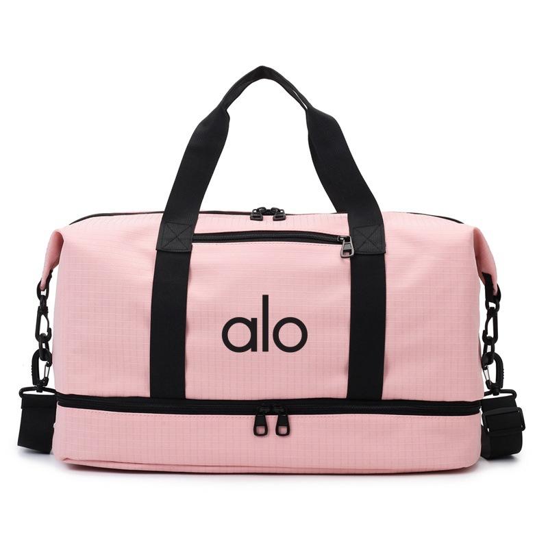 Sports and Leisure Independent Shoe Compartment Handbag for Women, Large-capacity Travel Bag, Shoulder and Crossbody Luggage Bag Alo Male