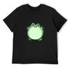 Cute Round Frog T-Shirt Man Clothes Croswit Shirt Man Rapper Graphic Tees Mens Workout Shirts