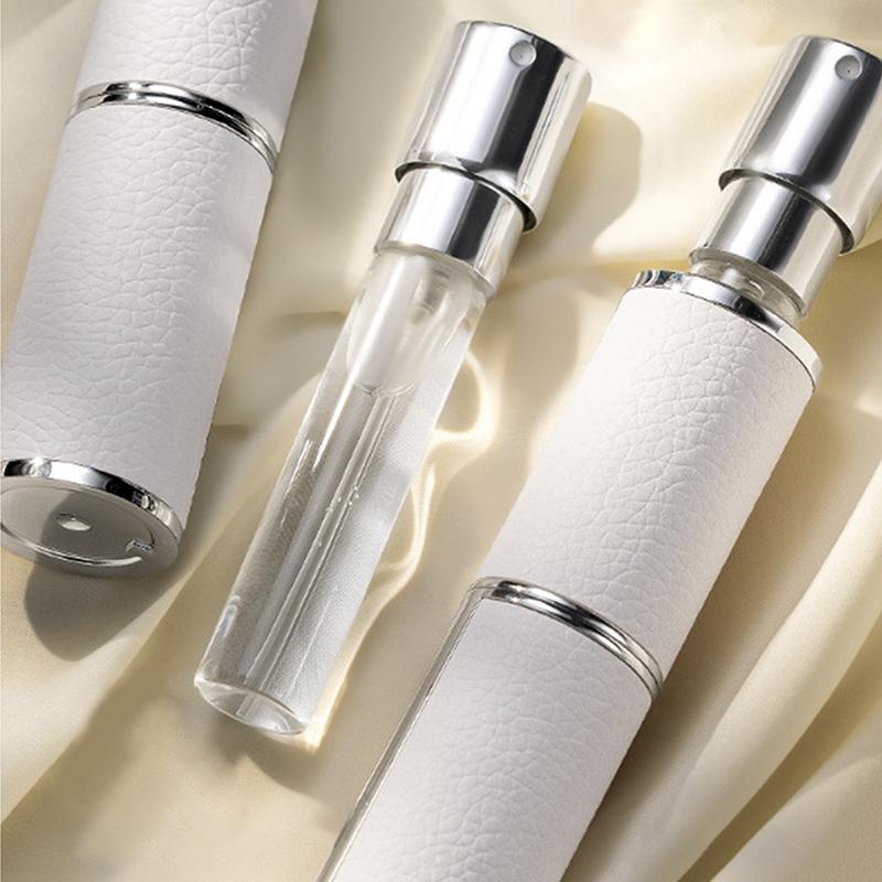 8Ml Refillable Perfume Bottle High-End Leather Sub-Bottling Portable Mini Travel Empty Cosmetic Containers Spray Atomizer Glass