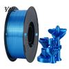 Smooth Finish Filament Silk PLA 3D Printer Filament, 1.75mm 1kg Spool for FDM Accessory Printers, Shiny Metallic DIY Ornaments and Models Satin