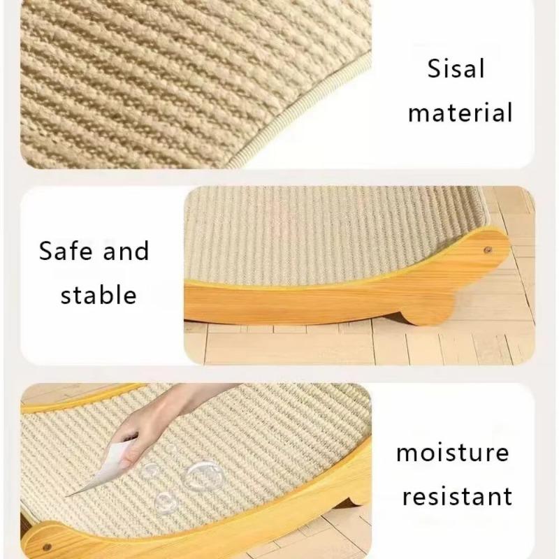 Cat Scratching Board U-shaped Cat Toys Scratching Recliner Wear-resistant Scratch-resistant Post Wear-resistant Cats Scratcher