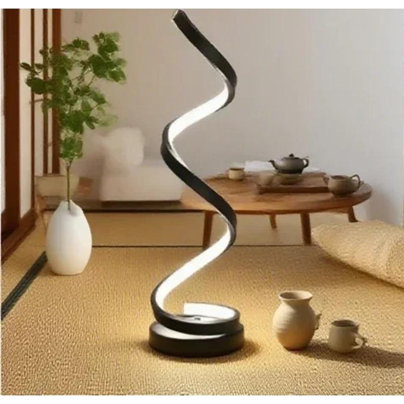 Tischleuchte LED Spirale 3 Farbtemperaturen Dimmbar Zeitgenössisch Wohnzimmer Büro Schlafzimmer Dekorative Lampe USB Stromanschluss