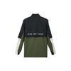 Nike Club Dri-Fit Golf Logo Pattern Polo Loose Quick-Dry Long Sleeve Golf Shirt Men Tops Black Khaki-Green Light-Bone FQ1156-010