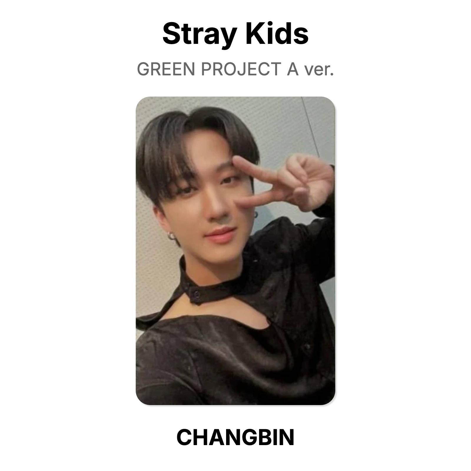 Stray Kids GREEN PROJECT A ver. Official Photocard CHANGBIN
