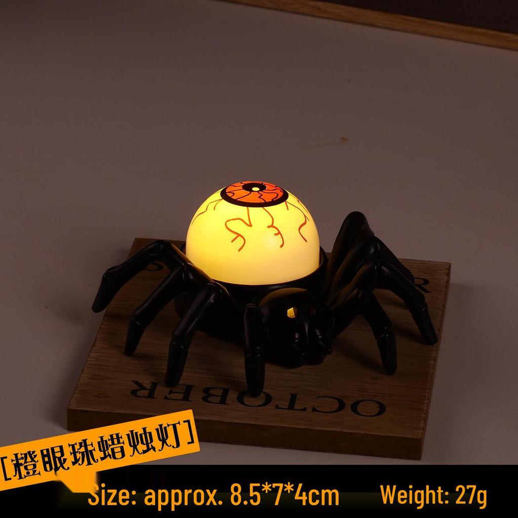 Children's Luminous Halloween Lantern: Pumpkin, Spider, and Skeleton Candle Decoration