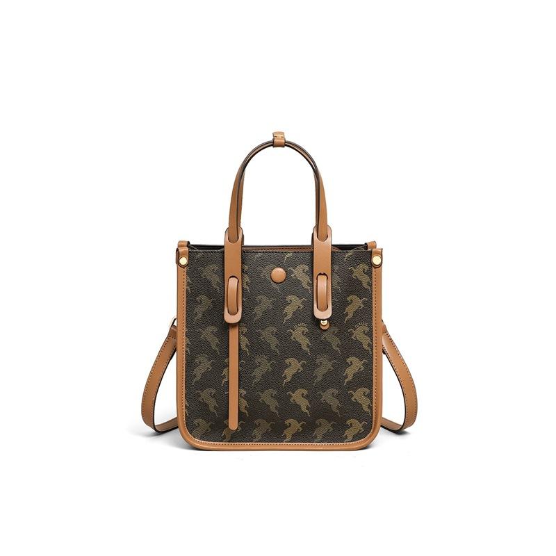 New Autumn and Winter Fashion Bucket Crossbody Bag Handheld Shoulder Bag Niche Light Luxury Casual Bag