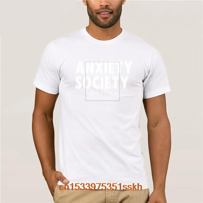 Anxiety Society Graphic Printed Tshirt 2024 Fashion Men T Shirt